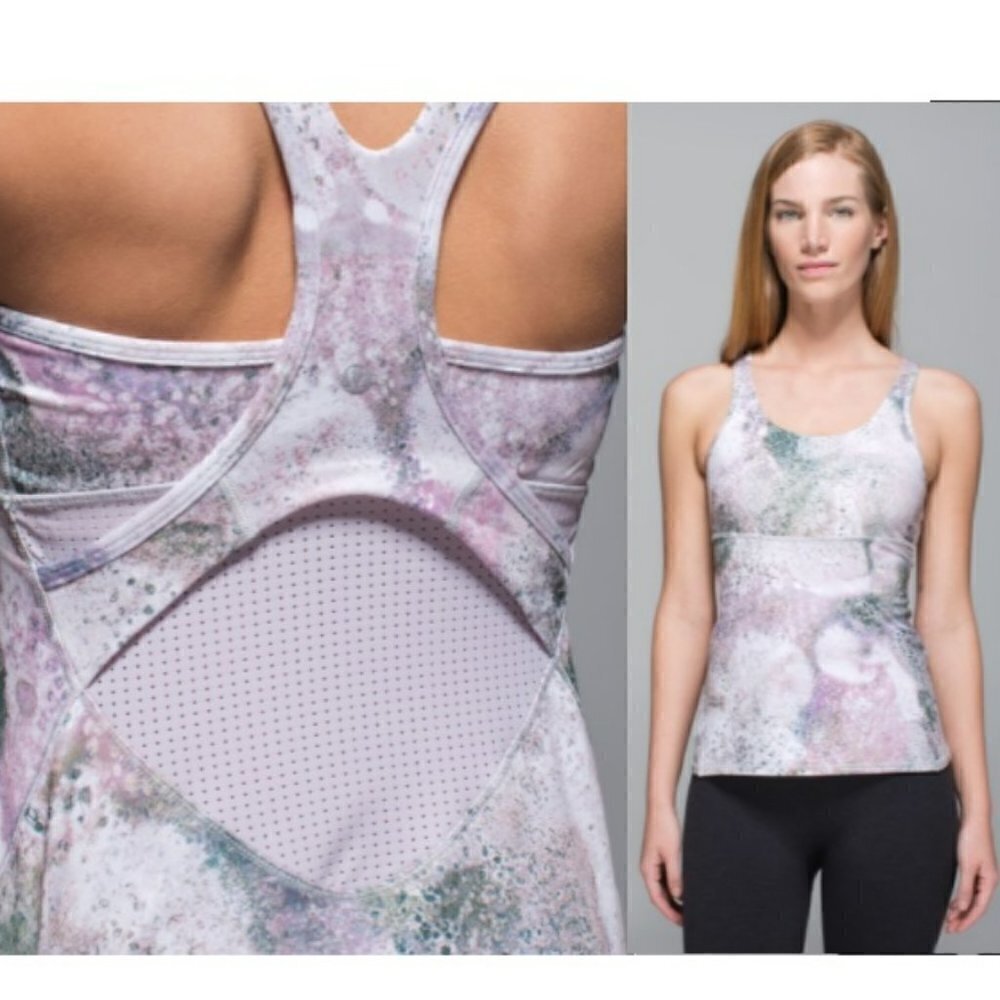 Lululemon Crossback Tank Sugar Crush Multi 2 - Picture 2 of 9